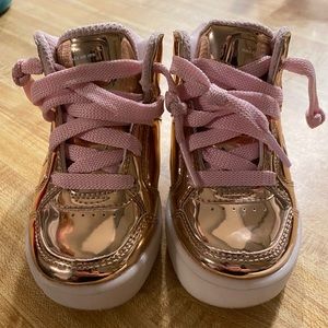 Light-Up Rose Gold Shoes